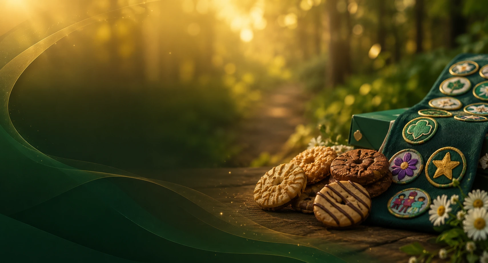 Girl Scouts lifecycle with cookie season and outdoor activities